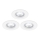 Nordlux - LOT 3x Spot LED RGB encastrable salle de bain à intensité variable DON SMART LED/4,7W/230V 2200-6500K IP65