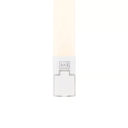 Nordlux - Éclairage LED dimmable pour miroir de salle de bains avec prise intégrée SJAVER LED/15W/230V IP44 60 cm blanc