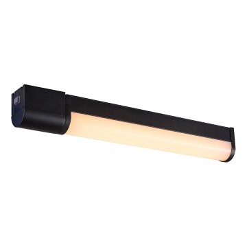 Nordlux - Luminaire LED sous-meuble avec prise MALAIKA LED/6W/230V IP44 noir