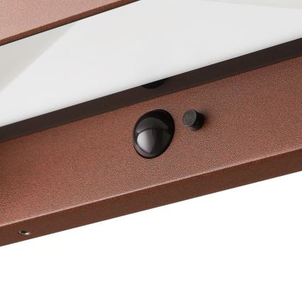 Nordlux - Lampe solaire LED avec capteur MARCELLIO LED/5W/5V IP54 2200 mAh marron