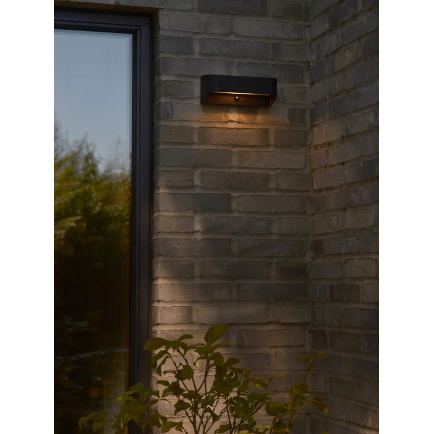 Nordlux - Luminaire solaire LED avec capteur MARCELLIO LED/5W/5V IP54 2200 mAh, noir