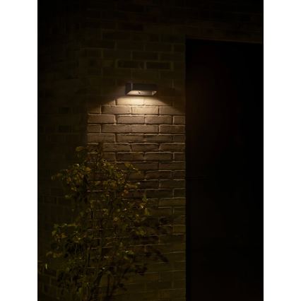 Nordlux - Luminaire solaire LED avec capteur MARCELLIO LED/5W/5V IP54 2200 mAh, noir