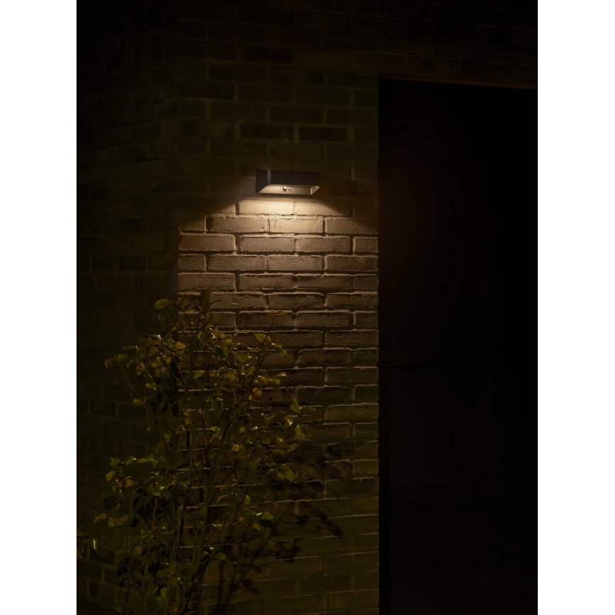 Nordlux - Luminaire solaire LED avec capteur MARCELLIO LED/5W/5V IP54 2200 mAh, noir