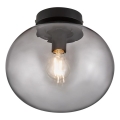 Nordlux - Plafonnier ALTON 1xE27/25W/230V d. 27,5 cm fumé