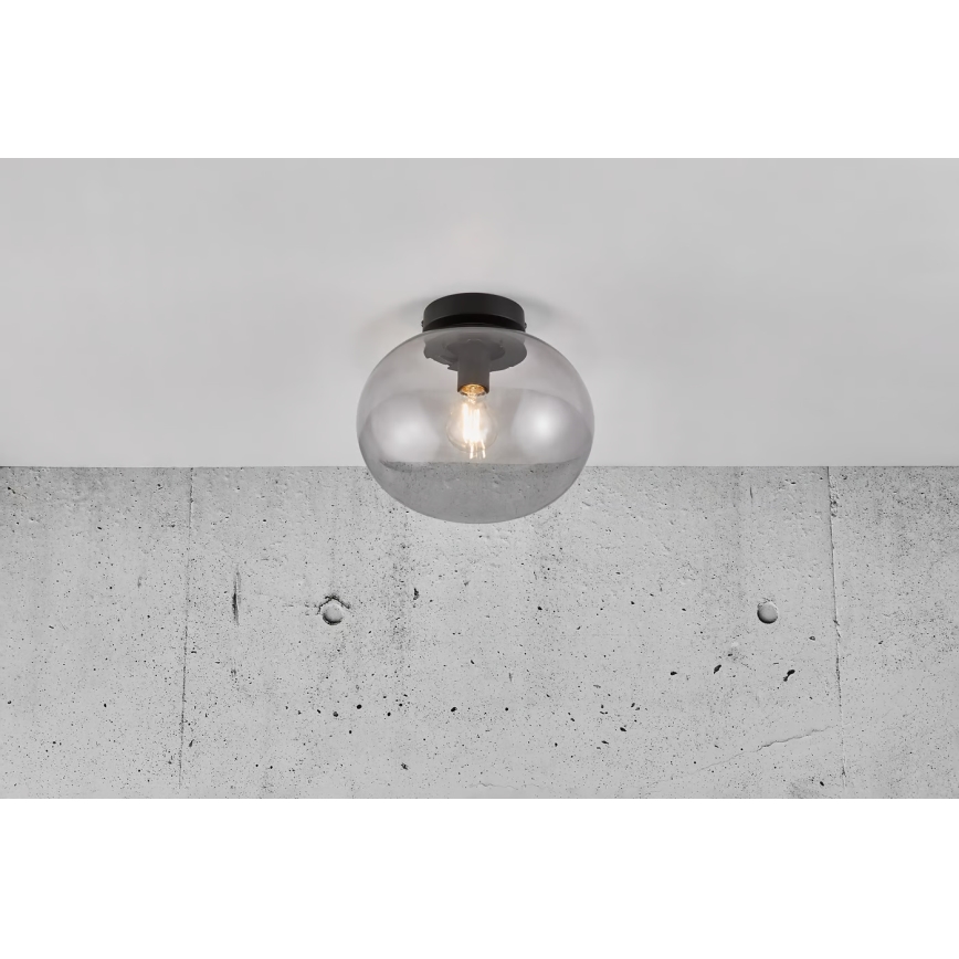 Nordlux - Plafonnier ALTON 1xE27/25W/230V d. 27,5 cm fumé