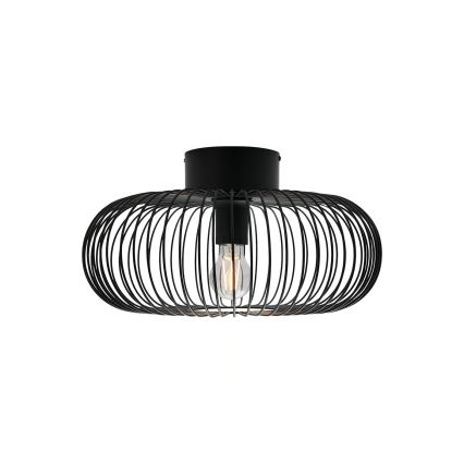 Nordlux - Plafonnier BERONI 1xE27/60W/230V Ø 40,3 cm noir