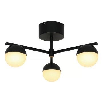 Nordlux - Plafonnier CONTINA 3xG9/5W/230V noir
