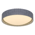 Nordlux - Plafonnier CORATO 3x E14 / 15 W / 230 V, Ø 42 cm, gris