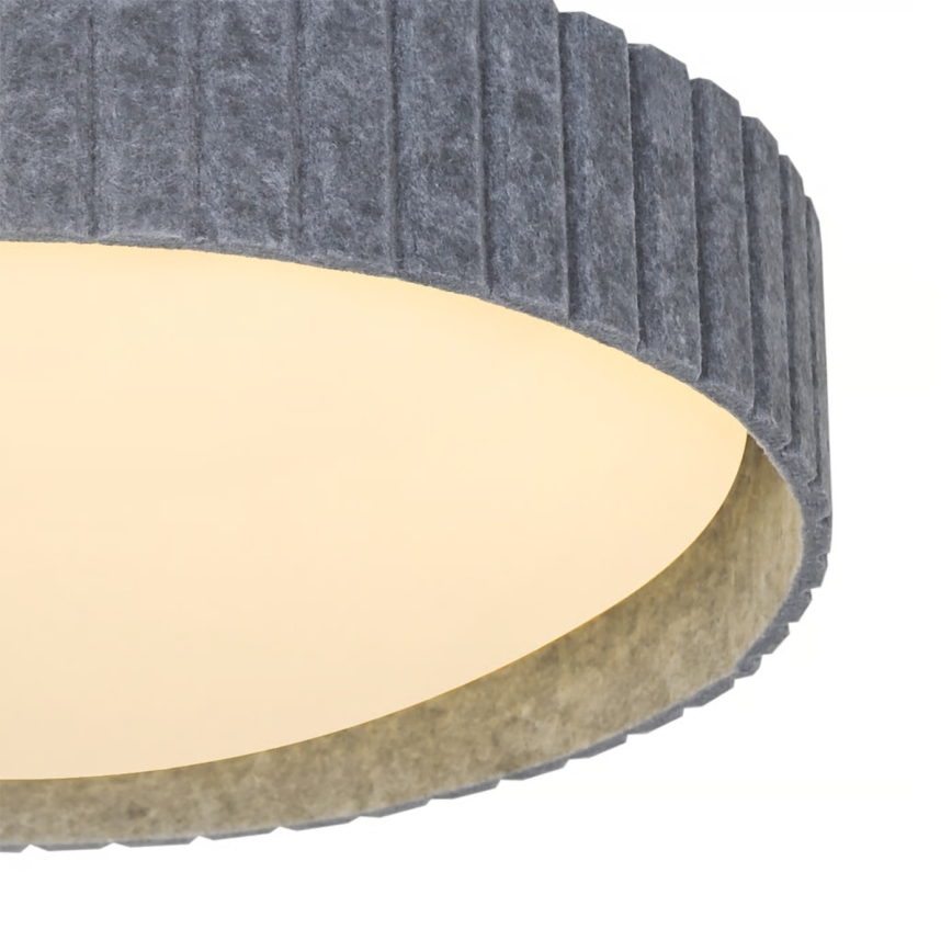 Nordlux - Plafonnier CORATO 3x E14 / 15 W / 230 V, Ø 42 cm, gris