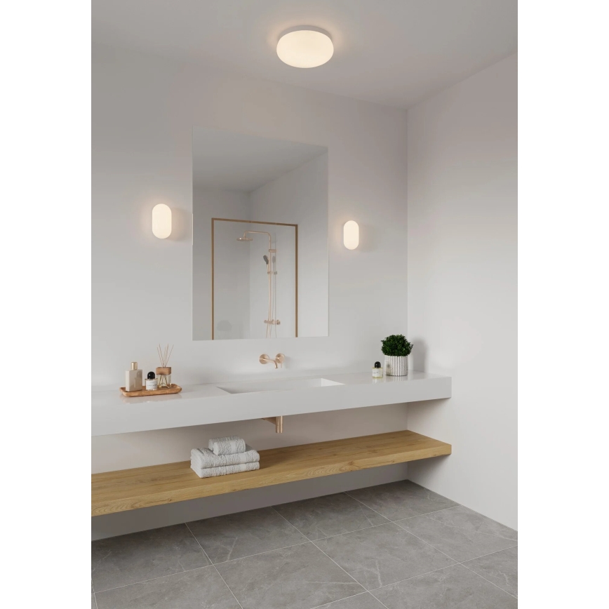 Nordlux - Plafonnier de salle de bain FOAM 2xE27/55W/230V IP44 d. 34 cm blanc