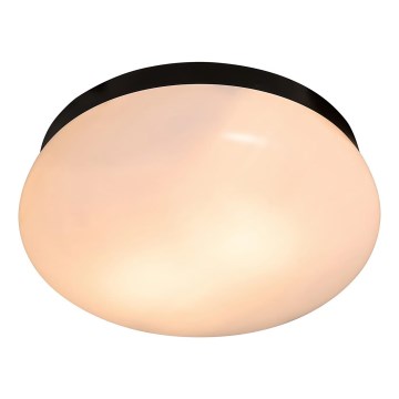 Nordlux - Plafonnier de salle de bain FOAM 2xE27/55W/230V IP44 d. 34 cm noir