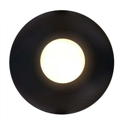 Nordlux - Plafonnier de salle de bain SIONA 1xE27/60W/230V IP44 noir
