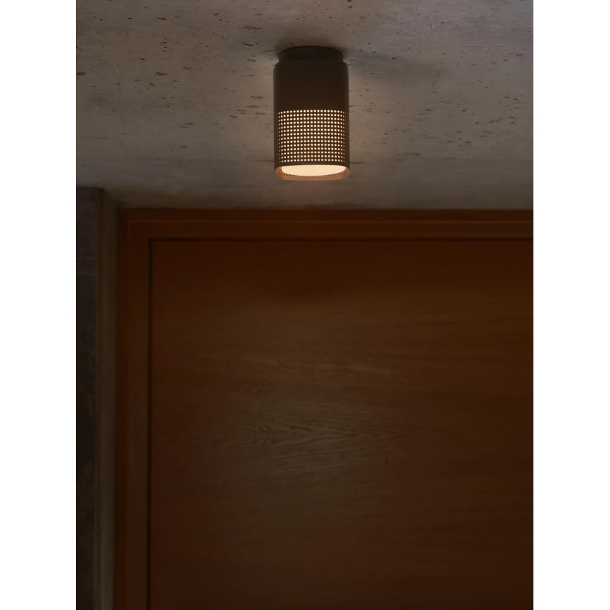 Nordlux - Plafonnier d'extérieur SIDARA 1xE27/15W/230V IP54 noir