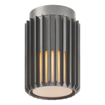 Nordlux - Plafonnier extérieur ALUDRA 1xE27/15W/230V d. 12,4 cm anthracite