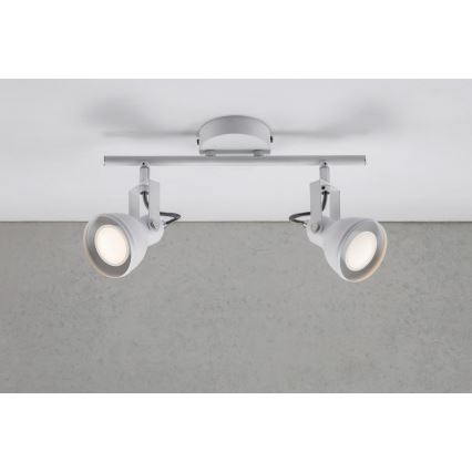 Nordlux - Spot ASLAK 2xGU10/35W/230V blanc