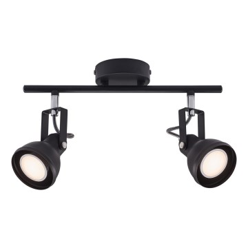 Nordlux - Spot ASLAK 2xGU10/35W/230V noir