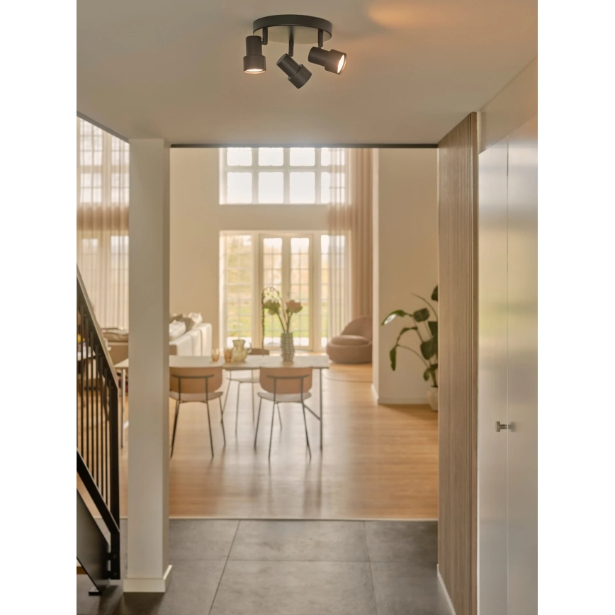 Nordlux - Spot BOSTON 3xGU10/5W/230V noir