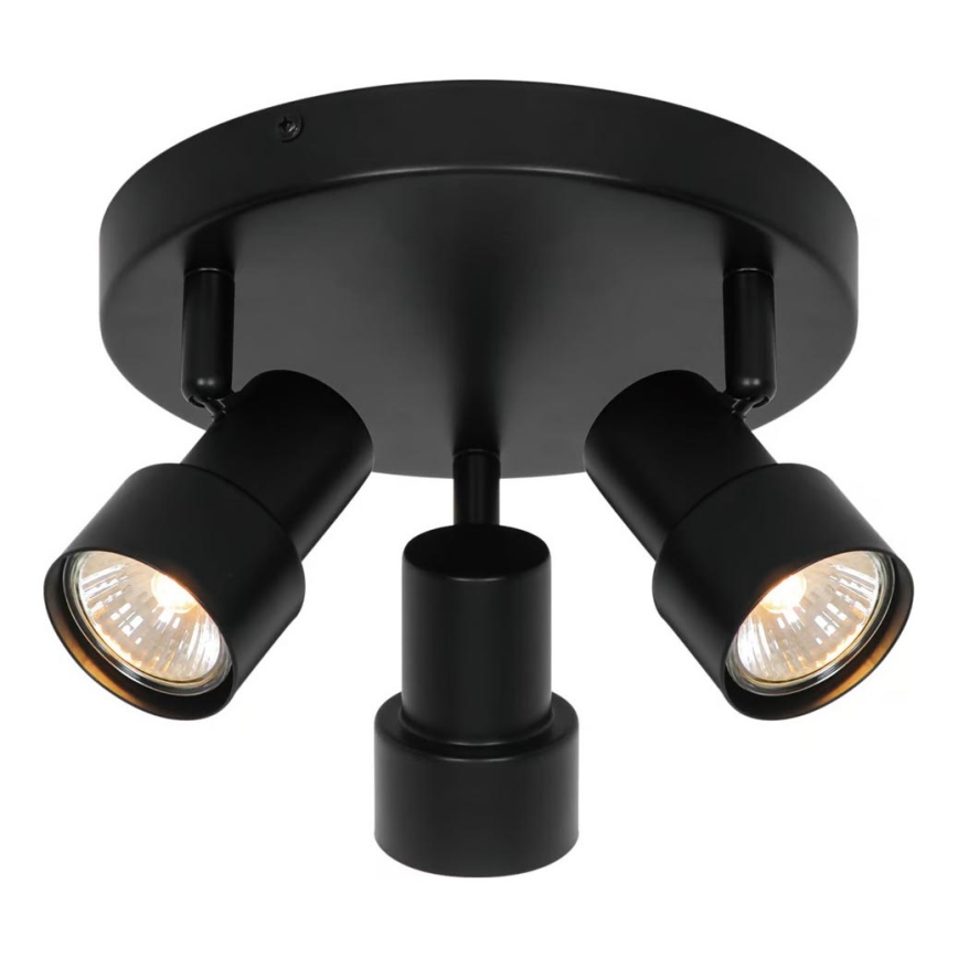 Nordlux - Spot BOSTON 3xGU10/5W/230V noir