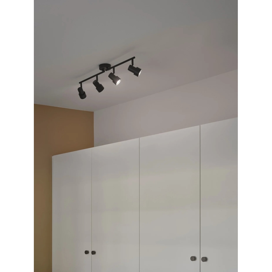 Nordlux - Spot BOSTON 4xGU10/5W/230V noir