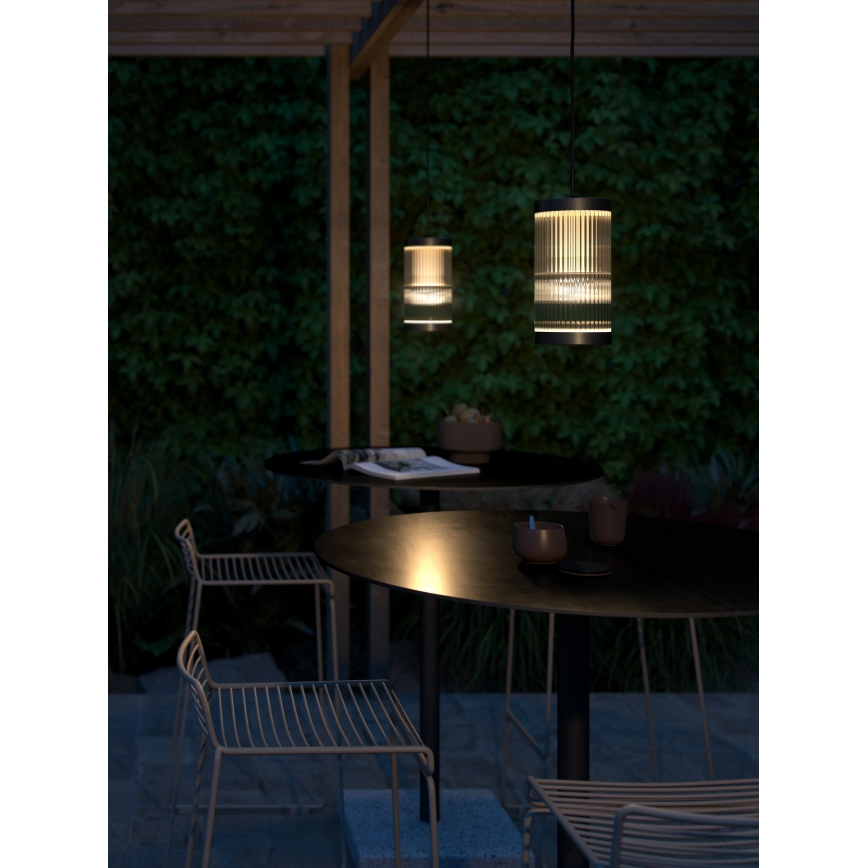 Nordlux - Suspension d'extérieur COUPAR 1xE27/25W/230V IP33 IP33 d. 13 cm noir