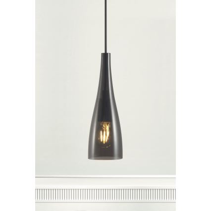 Nordlux - Suspension EMBLA sur câble 1xE27/40W/230V fumé/noir