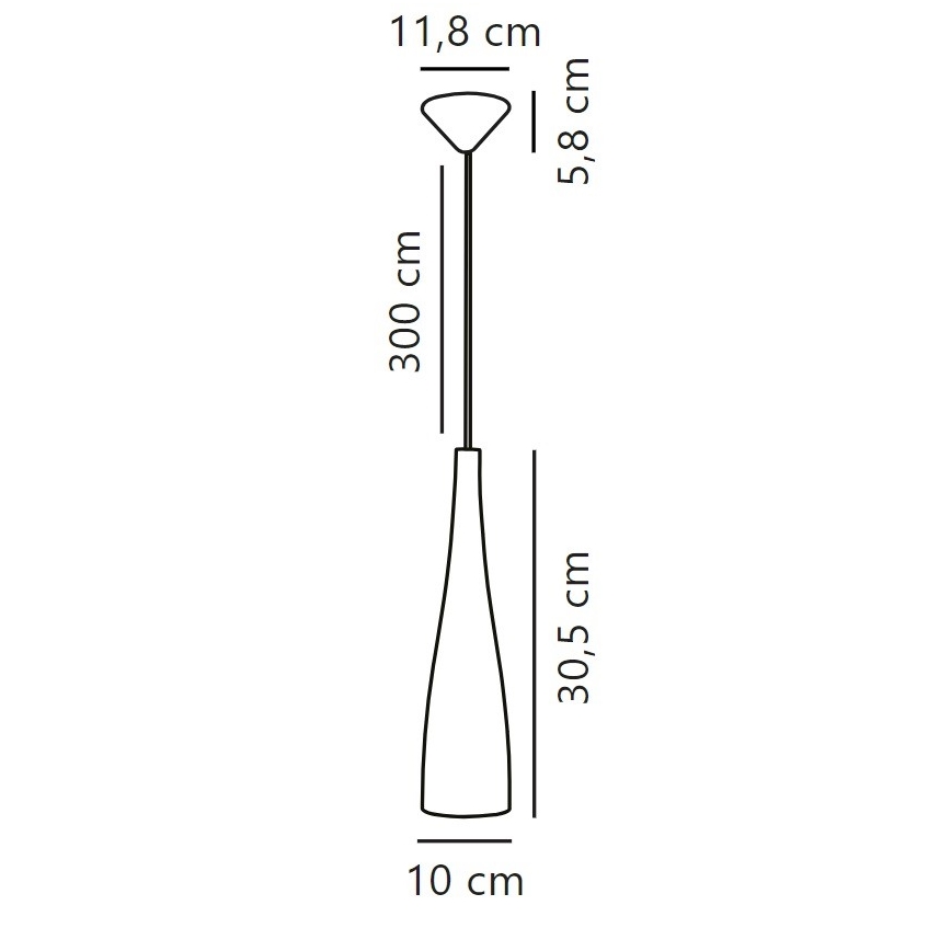 Nordlux - Suspension EMBLA sur câble 1xE27/40W/230V fumé/noir