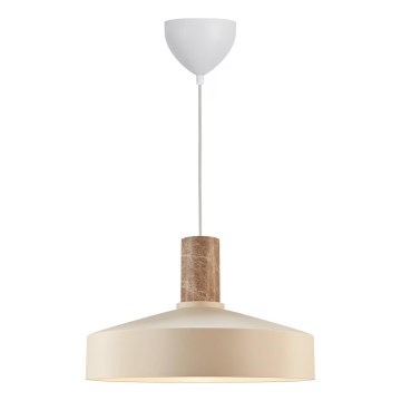 Nordlux - Suspension filaire ELVAS 1xE27/60W/230V d. 37,5 cm beige