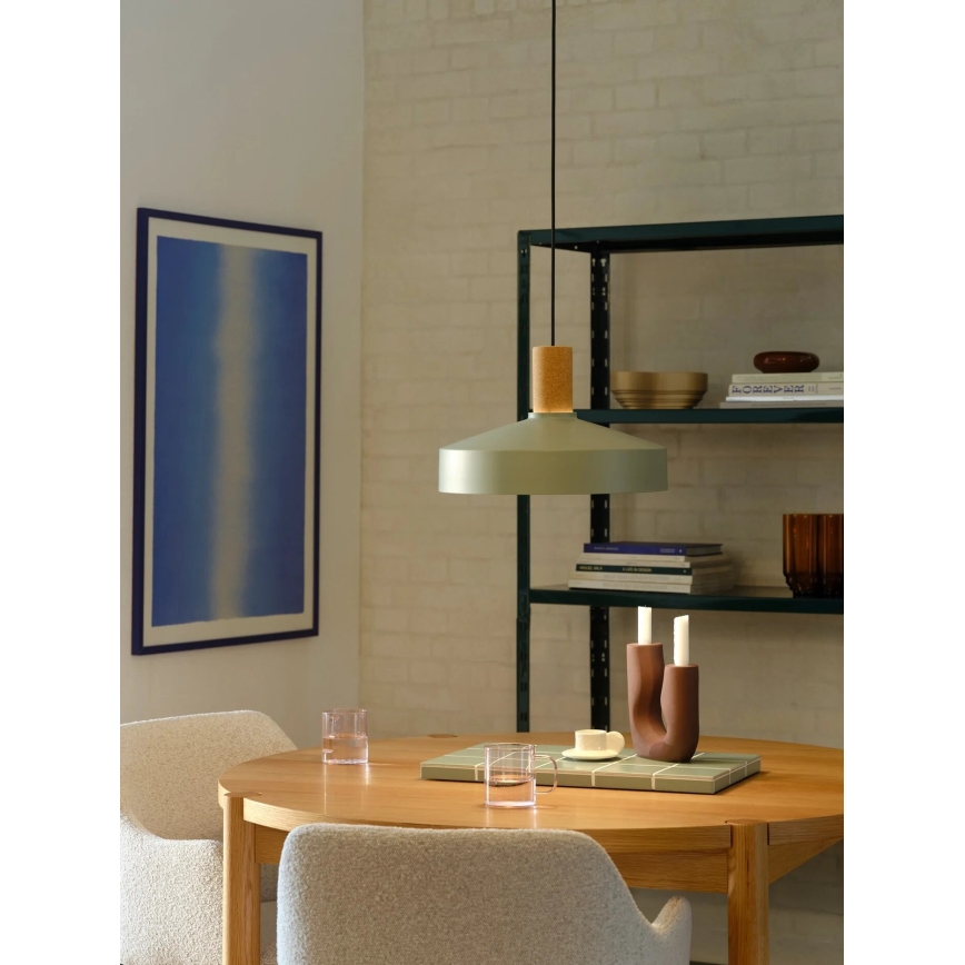 Nordlux - Suspension filaire ELVAS 1xE27/60W/230V d. 37,5 cm vert
