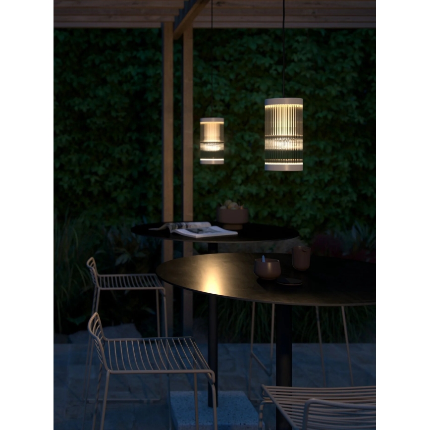 Nordlux - Suspension filaire extérieur COUPAR 1xE27/25W/230V IP33 d. 13 cm blanc