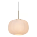 Nordlux - Suspension filaire MILFORD 1xE27/40W/230V d. 30 cm blanc