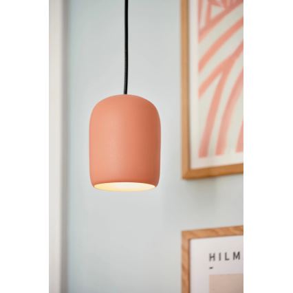 Nordlux - Suspension filaire NOTTI 1xE27/25W/230V d. 12,5 cm orange