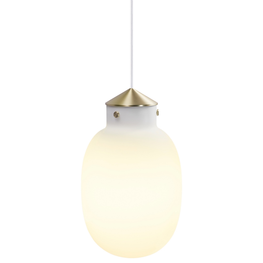 Nordlux - Suspension filaire RAITO 1xE27/25W/230V laiton/blanc