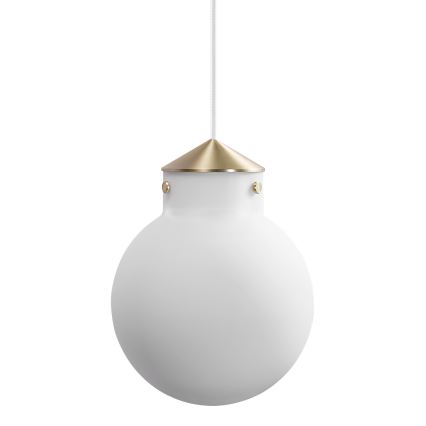 Nordlux - Suspension filaire RAITO 1xE27/25W/230V laiton/blanc