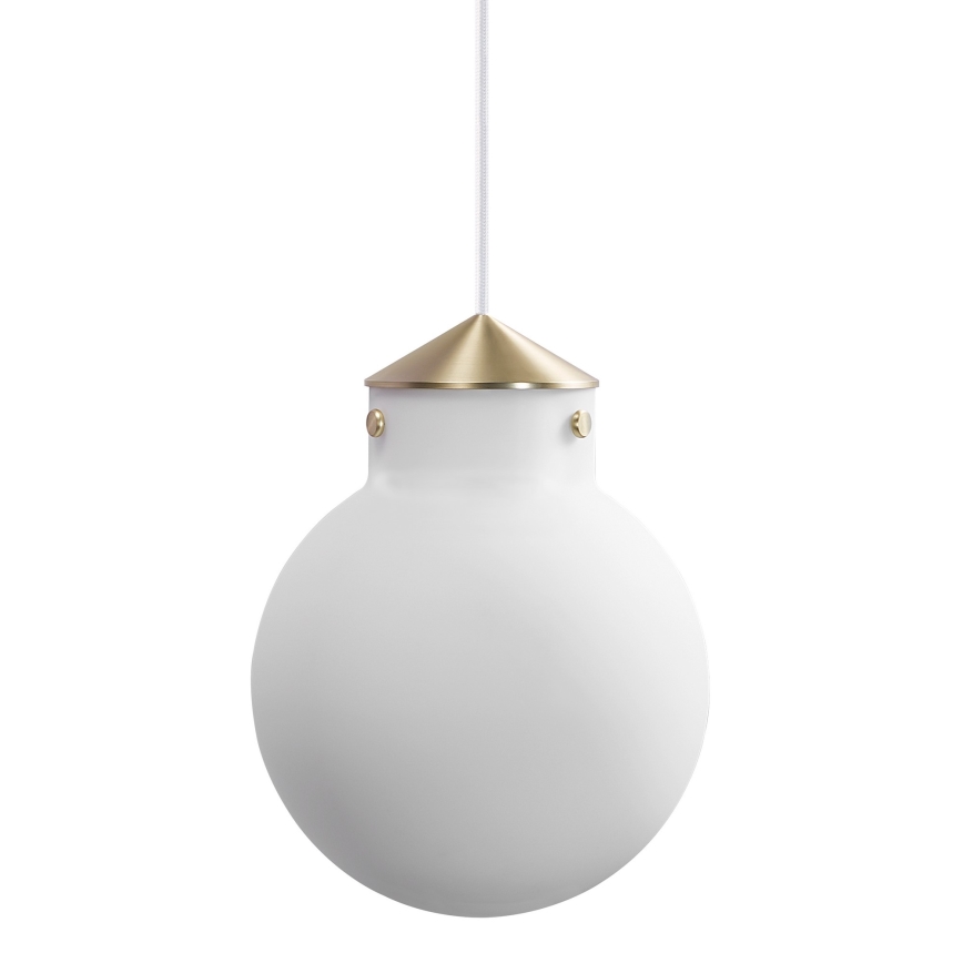 Nordlux - Suspension filaire RAITO 1xE27/25W/230V laiton/blanc