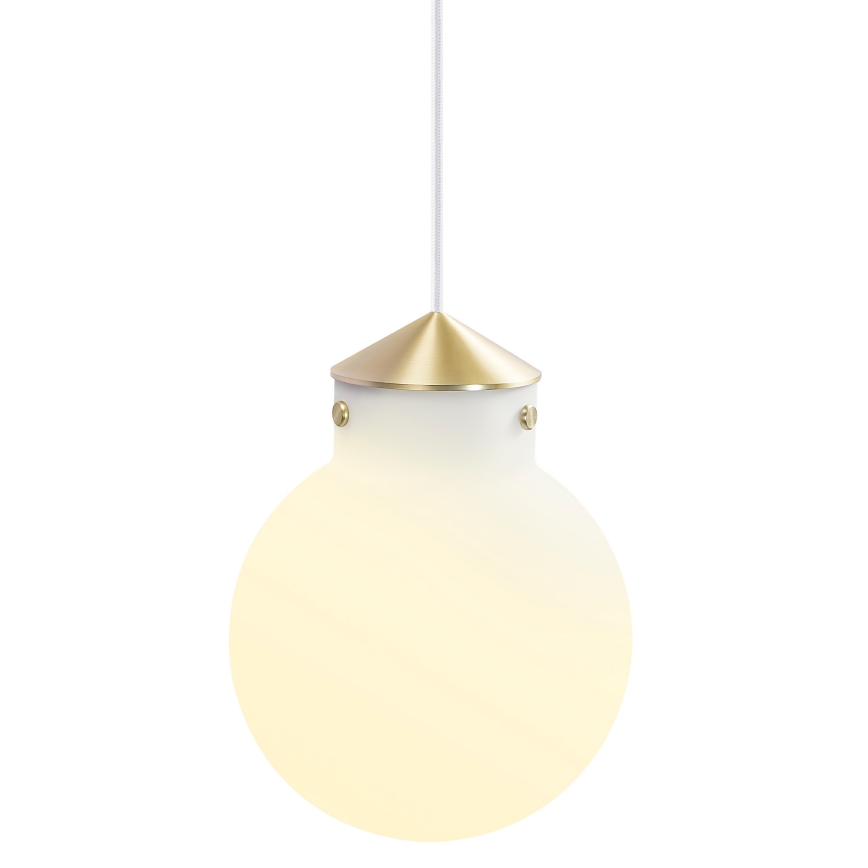 Nordlux - Suspension filaire RAITO 1xE27/25W/230V laiton/blanc