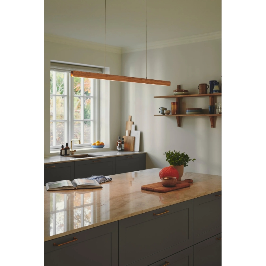 Nordlux - suspension LED dimmable sur câble ILGAS LED/47W/230V 3000K beige/blanc/frêne