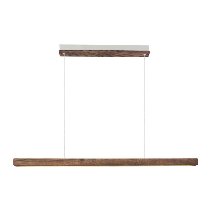 Nordlux - Suspension LED dimmable sur câble ILGAS LED/47W/230V/3000K, marron/frêne, 115 cm