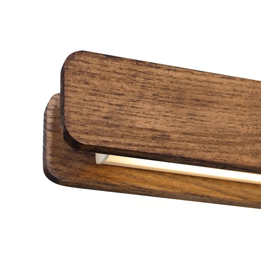 Nordlux - Suspension LED dimmable sur câble ILGAS LED/47W/230V/3000K, marron/frêne, 115 cm