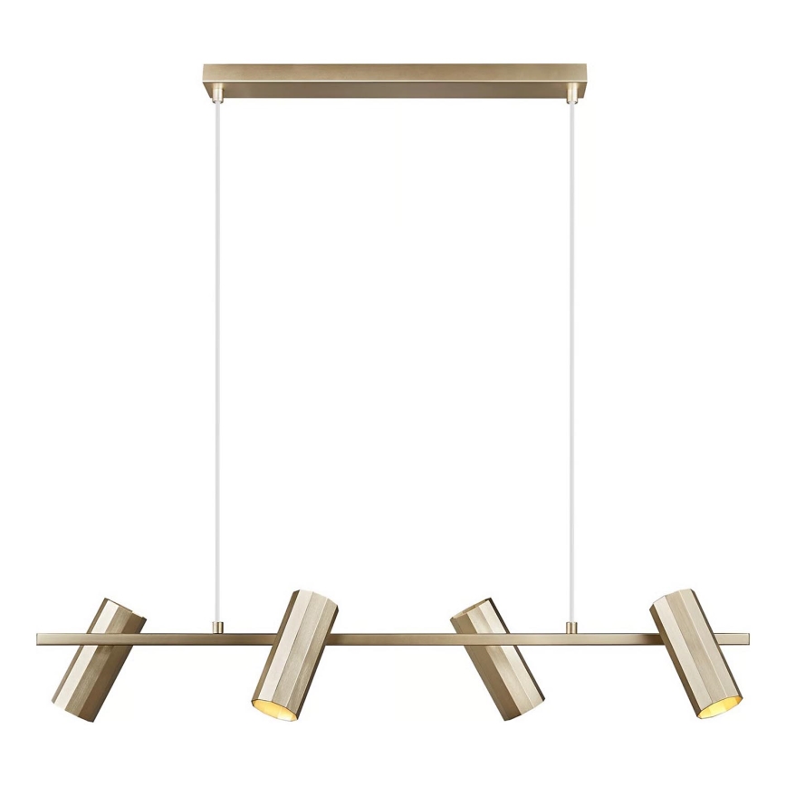 Nordlux - Suspension sur câble ALANIS 4xGU10/15W/230V laiton