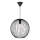 Nordlux - Suspension sur câble BERONI 1xE27/60W/230V noire