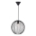 Nordlux - Suspension sur câble BERONI 1xE27/60W/230V noire Ø 35 cm