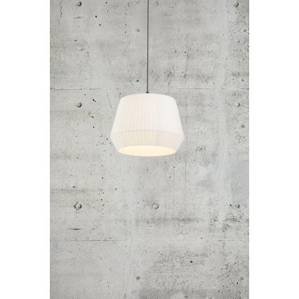 Nordlux - Suspension sur câble DICTE 1xE27/60W/230V Ø40 cm blanche
