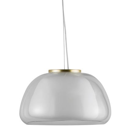 Nordlux - Suspension sur câble JELLY 1xE27/40W/230V blanc/transparent Ø 39 cm