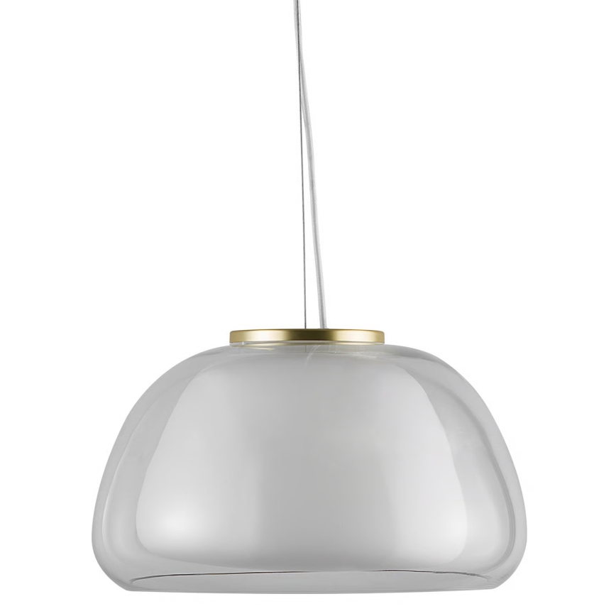 Nordlux - Suspension sur câble JELLY 1xE27/40W/230V blanc/transparent Ø 39 cm