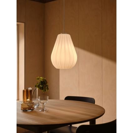 Nordlux - Suspension sur câble SALLINO 1xE27/15W/230V Ø 24 cm blanche