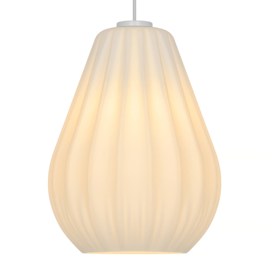 Nordlux - Suspension sur câble SALLINO 1xE27/15W/230V Ø 24 cm blanche
