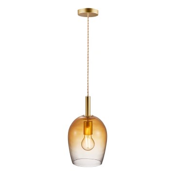 Nordlux - Suspension sur câble UMA 1xE27/40W/230V Ø 18 cm brun/fumé