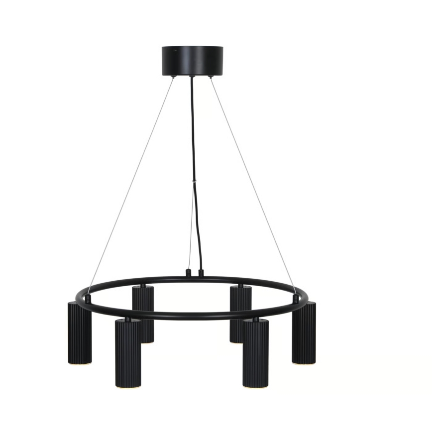 Nordlux - Suspension sur câble VICO 6xGU10/5W/230V noire