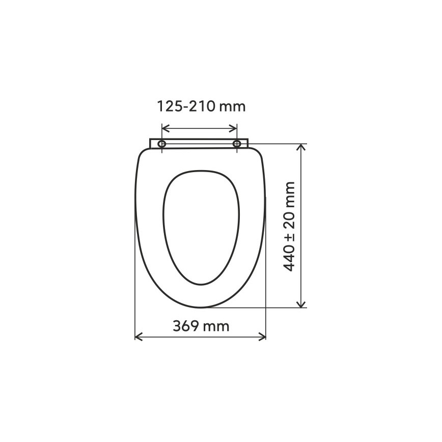 Novaservis - Abattant de WC SoftClose en duroplast, noir