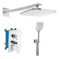 Novaservis - Colonne de douche avec robinetterie encastrée METALIA ECO chrome brillant